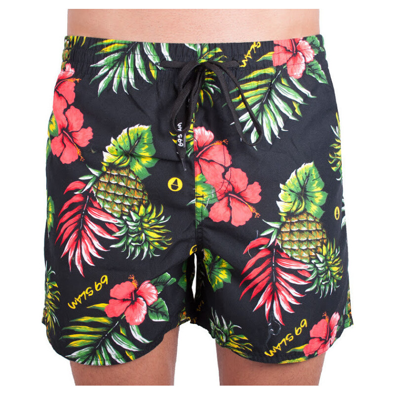 Pánske plavky 69SLAM boardshort leilani black 68696145