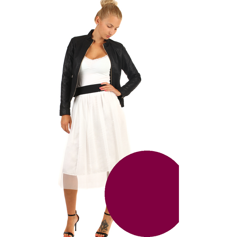 Glara Dámska tylová midi sukňa 48217851