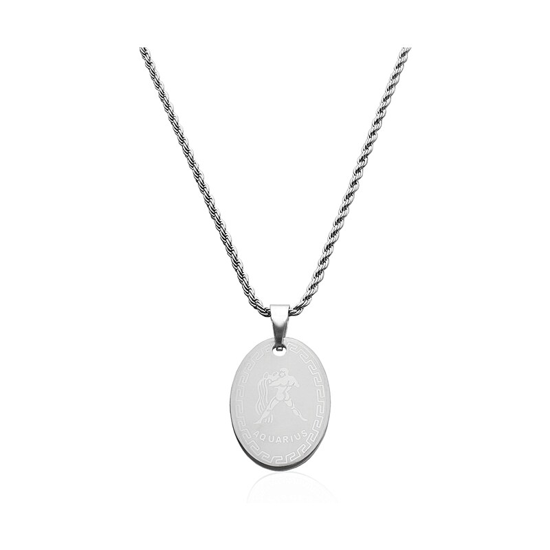 BM Jewellery Náhrdelník s príveskom v znamení zverokruhu - Vodnár 10400030