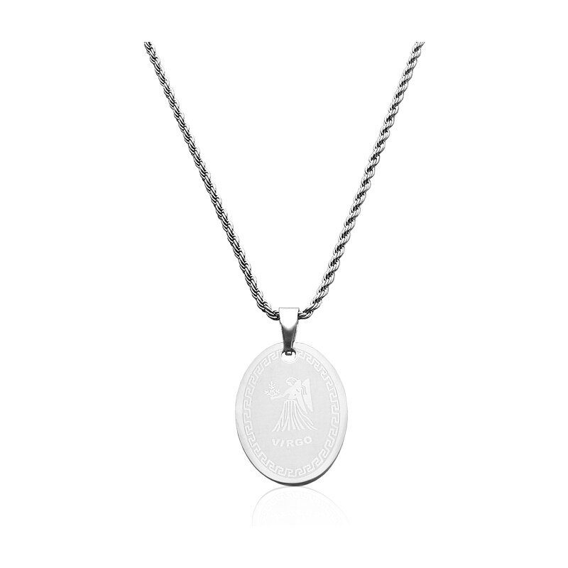BM Jewellery Náhrdelník s príveskom v znamení zverokruhu - Panna 10400031