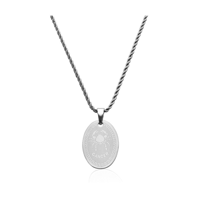 BM Jewellery Náhrdelník s príveskom v znamení zverokruhu - Rak S391050