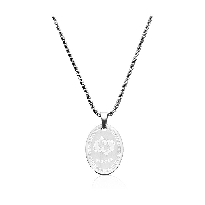 BM Jewellery Náhrdelník s príveskom v znamení zverokruhu - Ryby 10400034