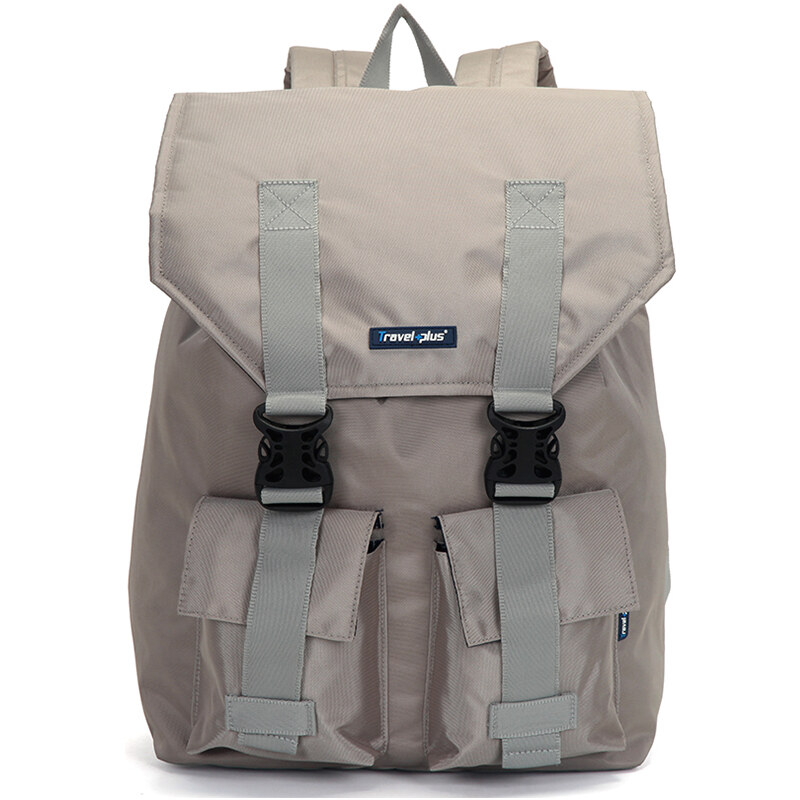 Veľký priedušný multifunkčný batoh Travel plus, béžový 66420763