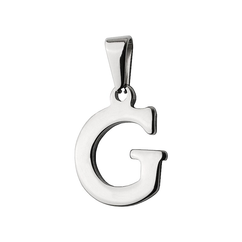 BM Jewellery Prívesok písmeno G z chirurgickej ocele S402015 20962789