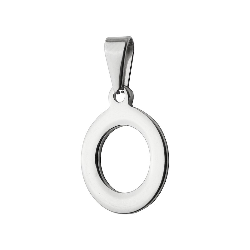 BM Jewellery Prívesok písmeno O z chirurgickej ocele S410015 20962797