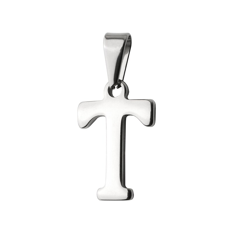 BM Jewellery Prívesok písmeno T z chirurgickej ocele S412015 20962799