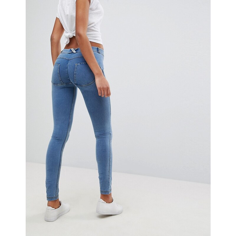 Freddy WR.UP Shaping Effect Mid Rise Push Up Skinny Jean Blue GLAMI.sk