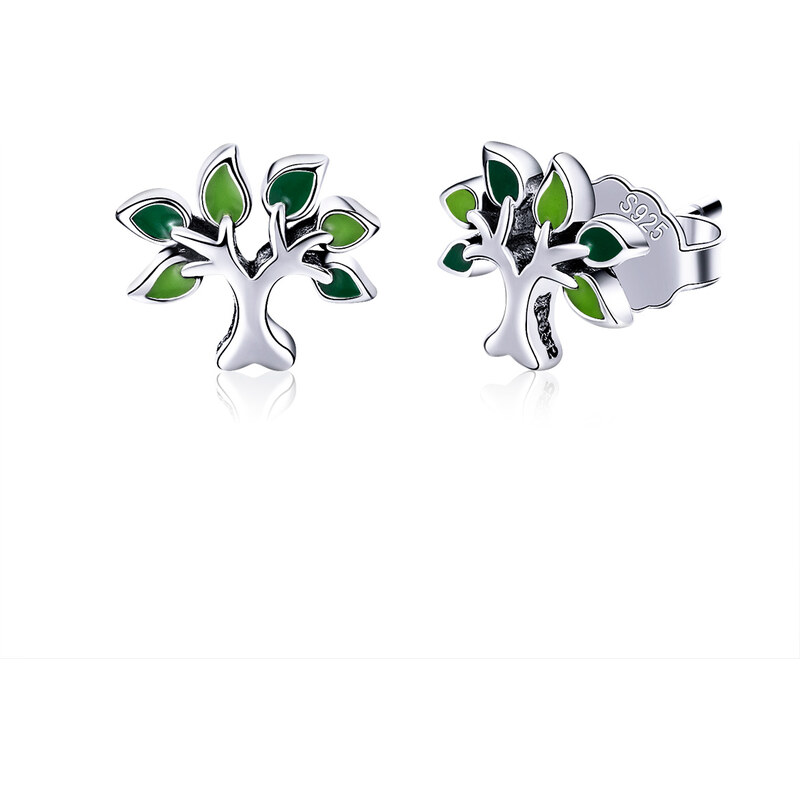 Emporial strieborné náušnice Čarovná príroda SCE409 28517300