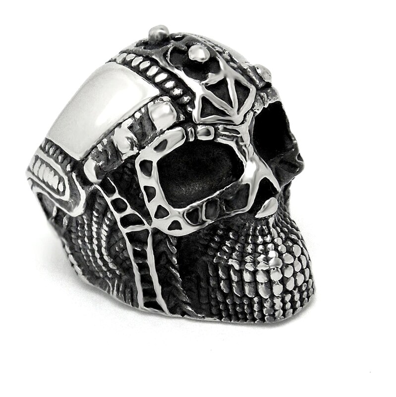 Impress Jewelry Prsteň z chirurgickej ocele Lebka Muerte 66062790