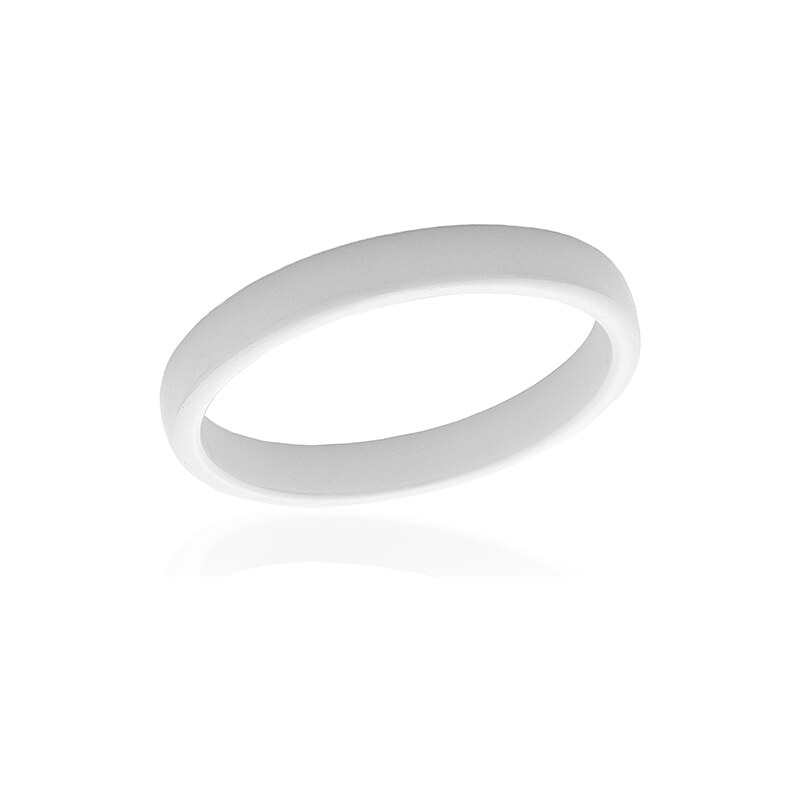 BM Jewellery Dámsky biely keramický prsteň S433050 20962809