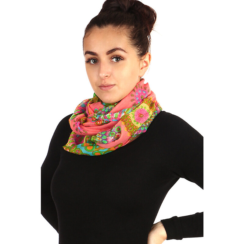 Glara Kruhová šatka s orientálnym vzorom 36987720