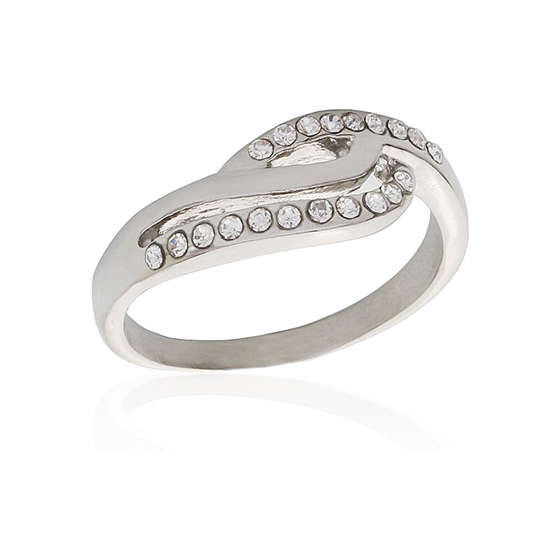 BM Jewellery Dámsky prsteň so zirkónmi S443080 10400080