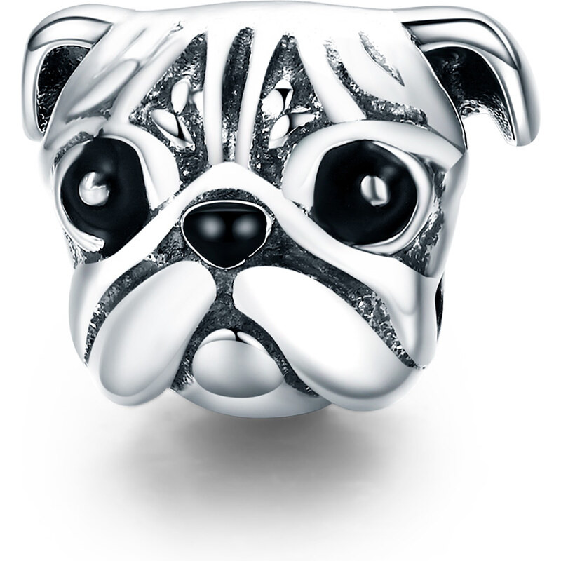 Emporial strieborný prívesok psík Mopsík 24464459