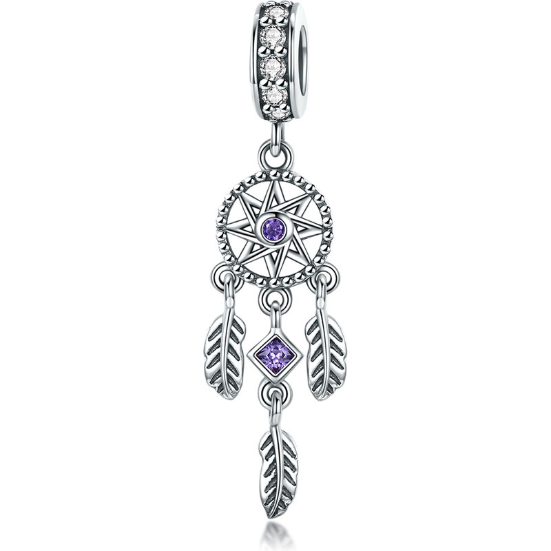 Emporial strieborný prívesok Spirituálny lapač snov 25404828