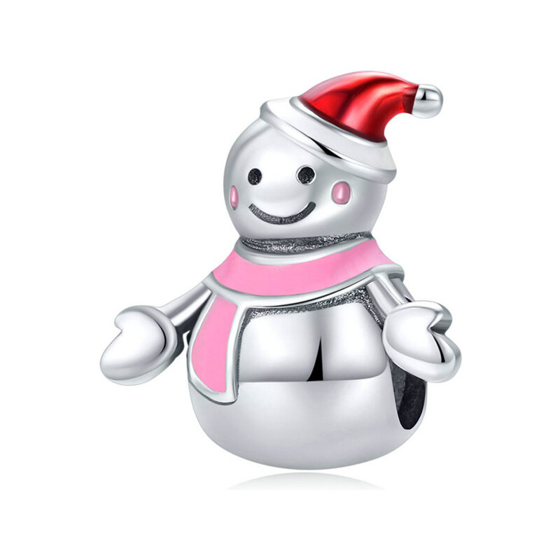 Emporial Royal Fashion prívesok Ružový snehuliak 41662183