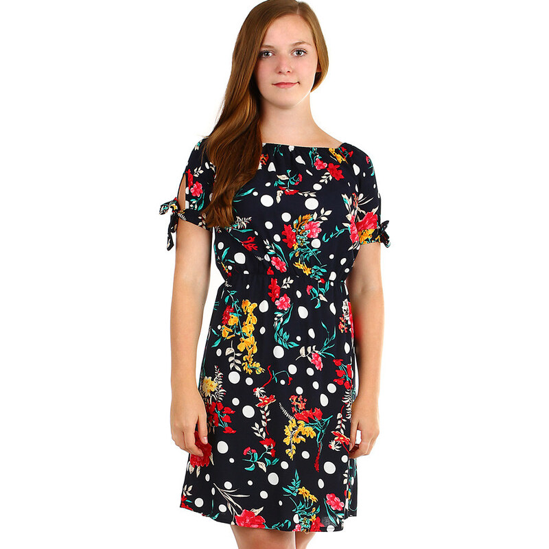 Glara Dámske kvetované letné šaty 36988096