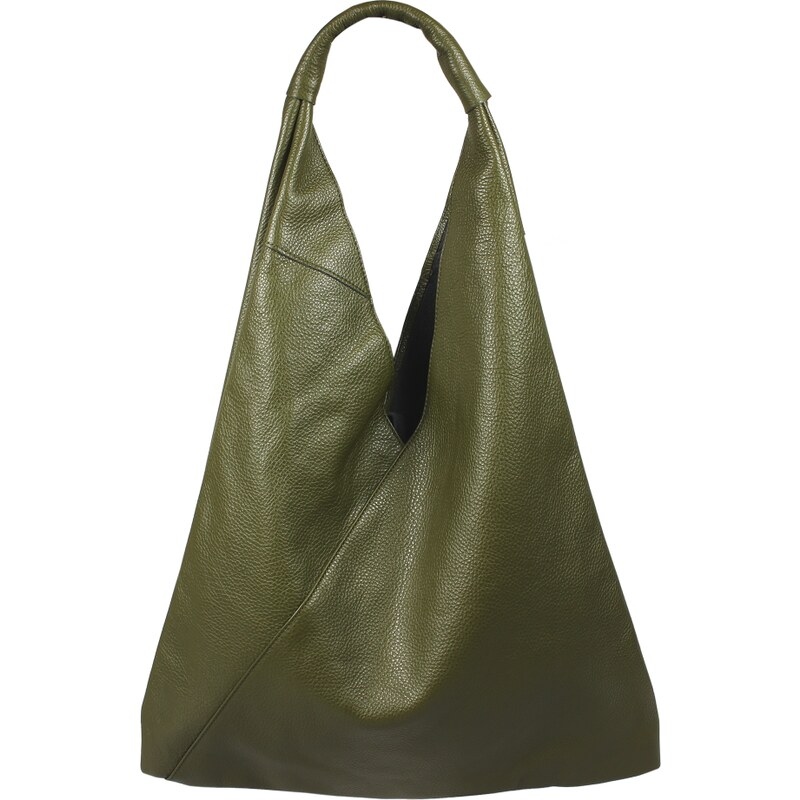 Zelená kožená talianska kabelka Alma Verde NovaKabelka.sk 18160663