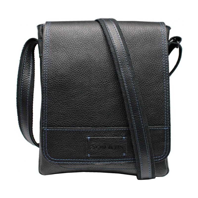 Scorteus Pánska kožená taška cez rameno Scorteus na iPad SM 1137 30745367