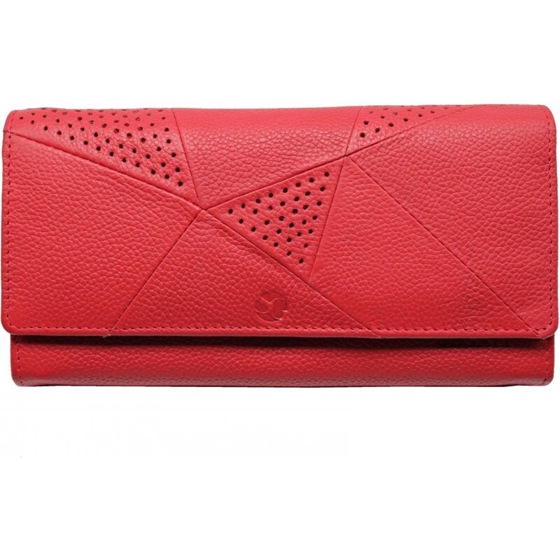 SEGALI Dámska kožená peňaženka 210025 červená 35335582