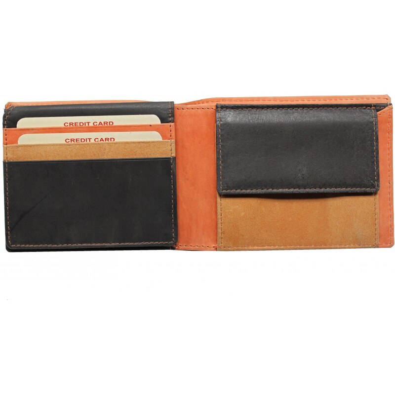 SEGALI Pánska kožená peňaženka 2730115020 anthracite 35335588