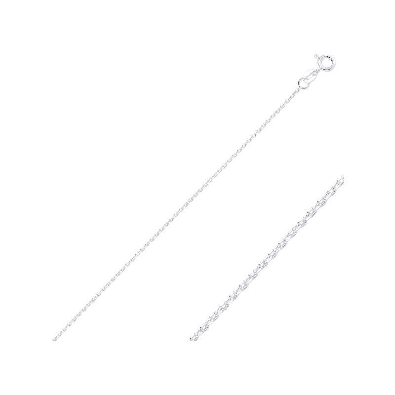 Olivie Strieborná rhodiovaná retiazka 50cm 2599 16604994