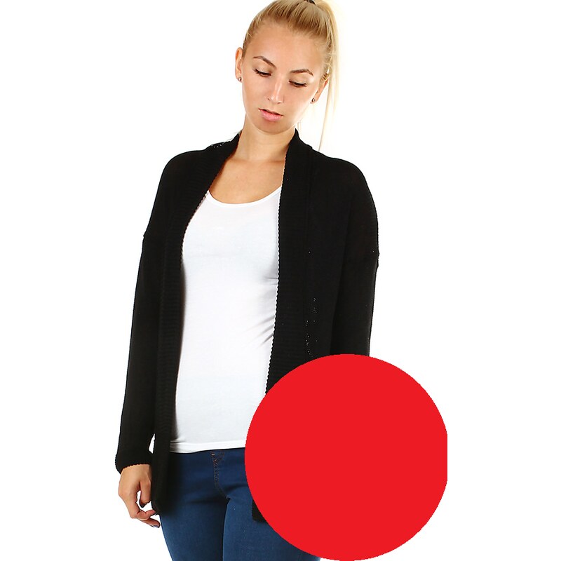 Glara Pletený kardigán s vreckami 8396837