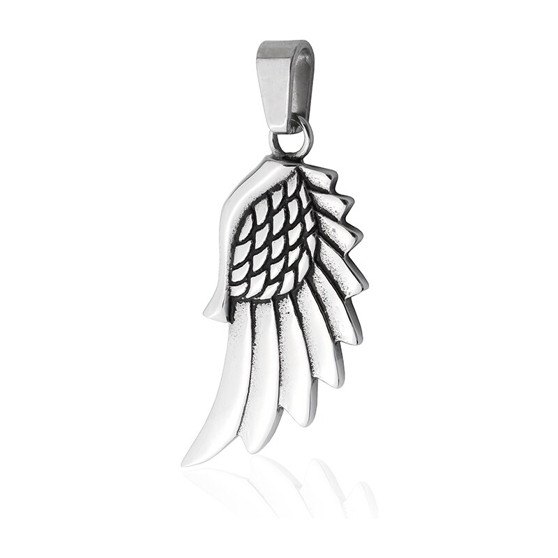 BM Jewellery Prívesok anjelské krídlo z chirurgickej ocele S488080 10400118