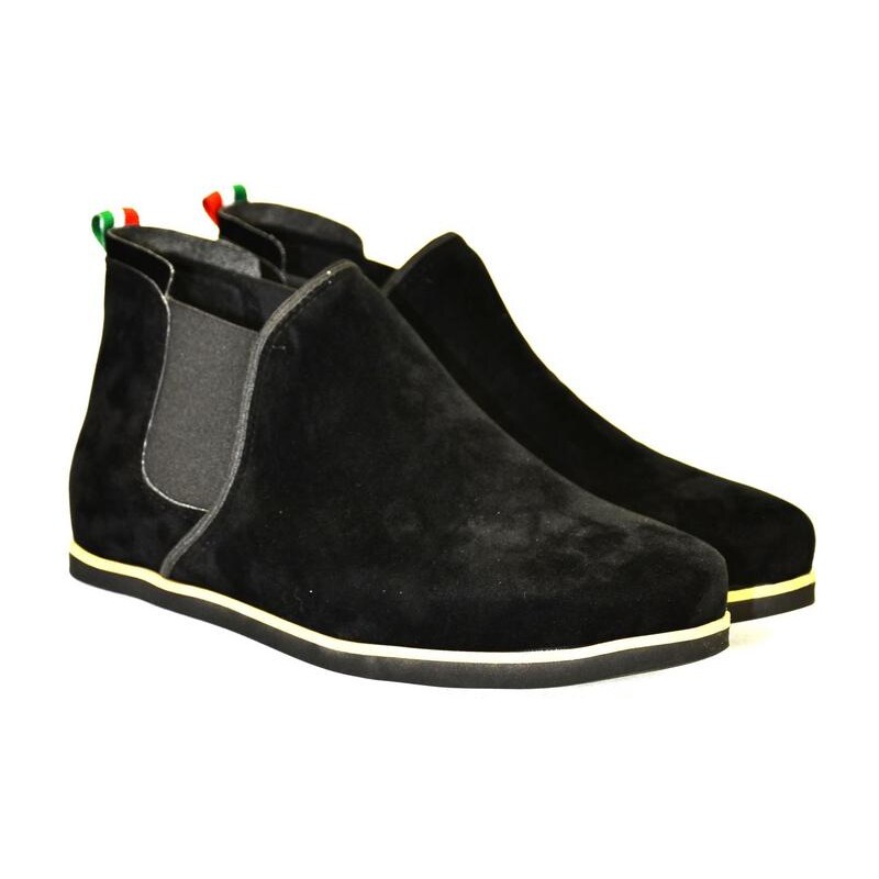 JOHN-C Dámske čierne členkové topánky ORIOS 4358250