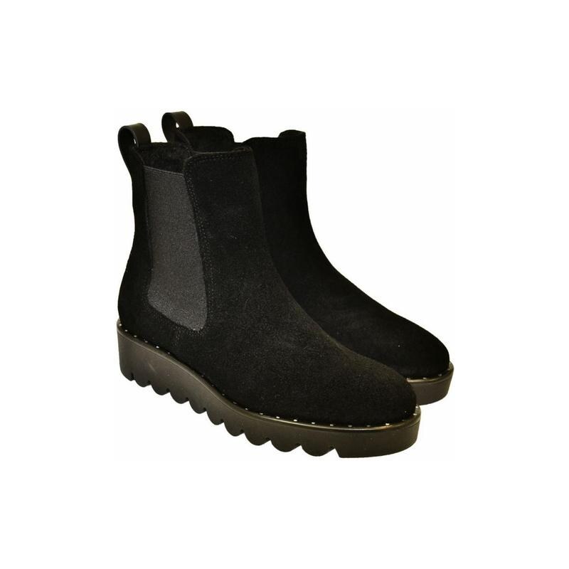 KARINO Dámske čierne kožené čižmy RAILY 4358329