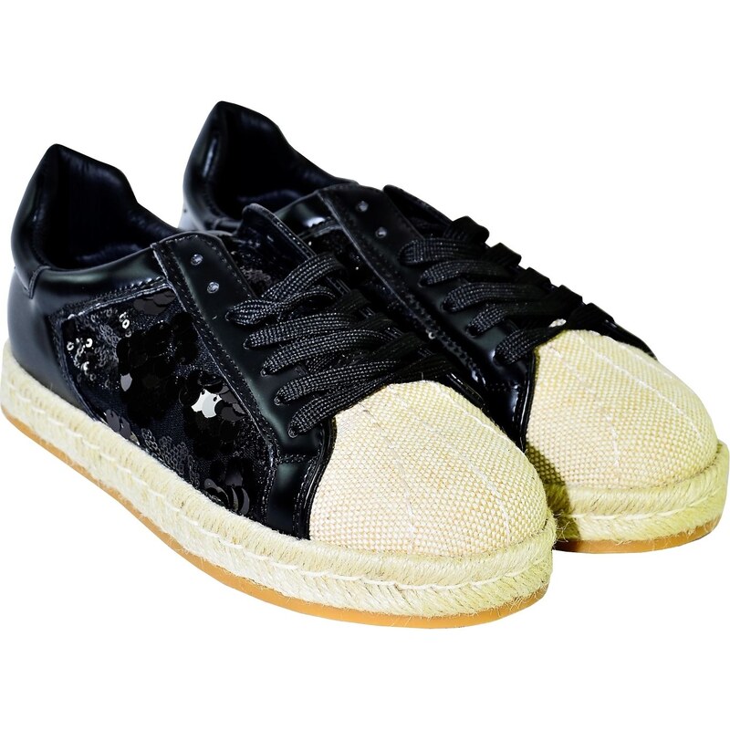 COMER DÁMSKE ČIERNO/BÉŽOVÉ TENISKY BRITANY 8565110