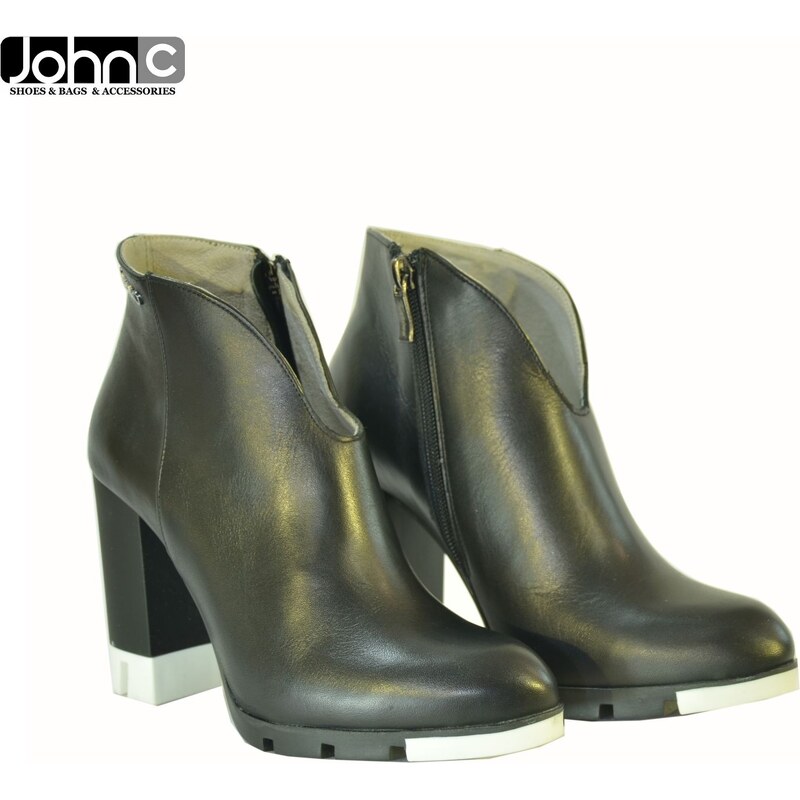 KARINO DÁMSKE ČIERNE ČLENKOVÉ ČIŽMY IVIE 4359973