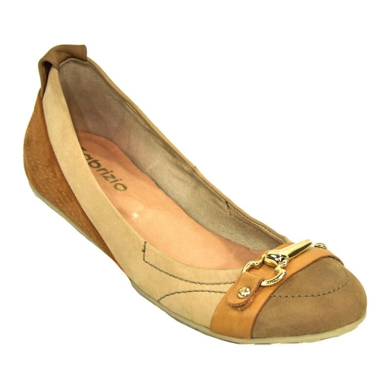 ADONIS DÁMSKE BÉŽOVÉ BALERÍNY PINK LEAF 4360255