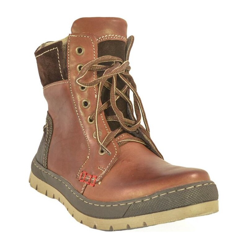 I-GUANA PÁNSKE HNEDÉ ŠPORTOVÉ ČIŽMY FLOYD 4360772