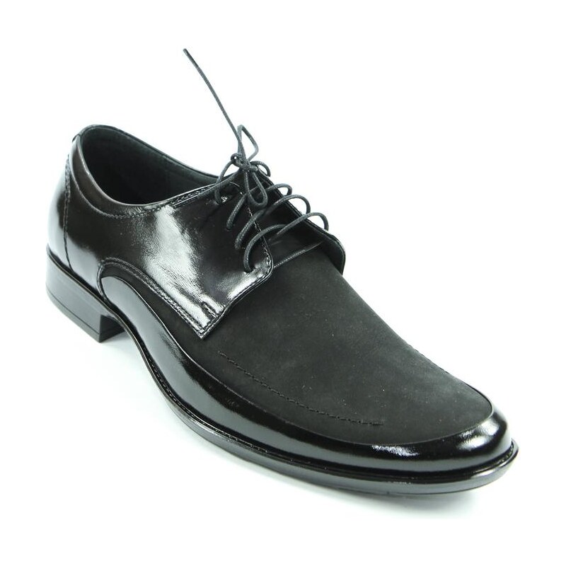 BASSO LAVAGIO PÁNSKE ČIERNE KOMBINOVANÉ POLTOPÁNKY MILES 4361262