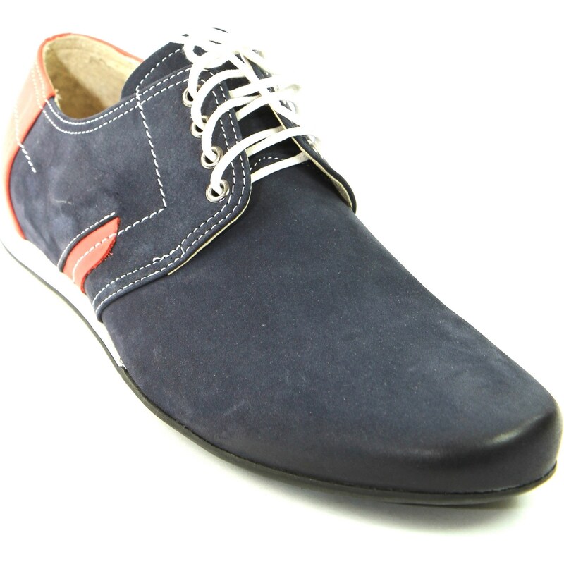 BASSO LAVAGIO PÁNSKE TMAVOMODRO/BIELE POLTOPÁNKY WINFRED 4361286