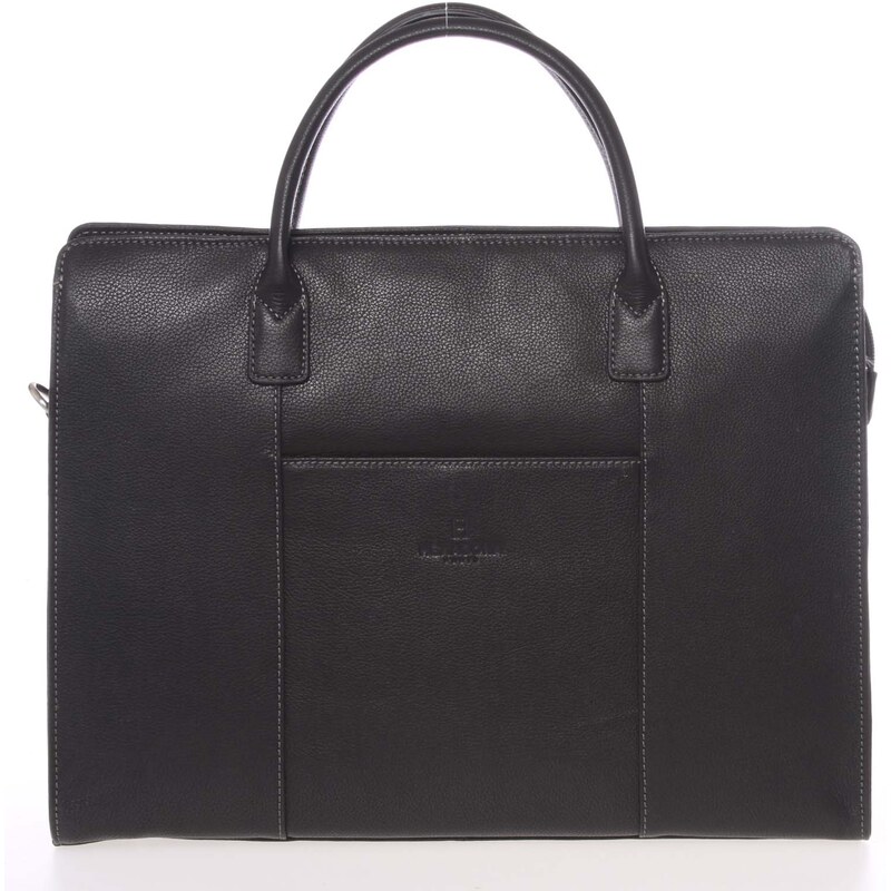 Dámska kabelka čierna kožená - Hexagona 462698 čierna 5713932