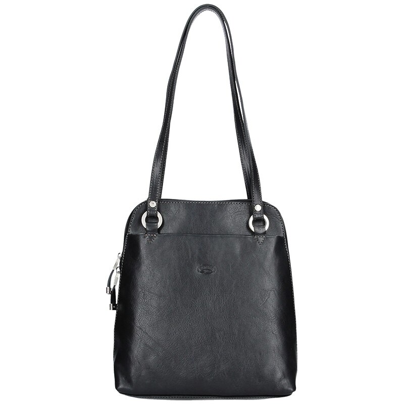 Dámska kožená batôžky kabelka Katana Cindy - čierna 24847471