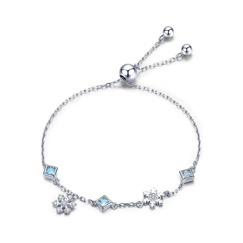 Emporial strieborný náramok Krištáľová vločka BSB001 24464505