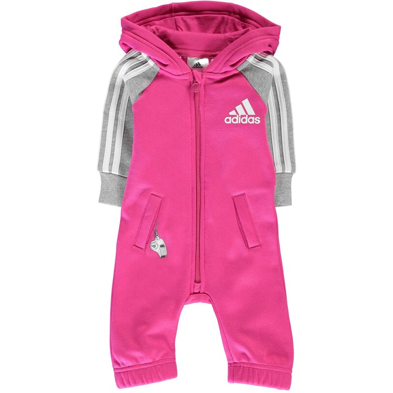 adidas Tracksuit Onesie Babies Pink/Grey/White