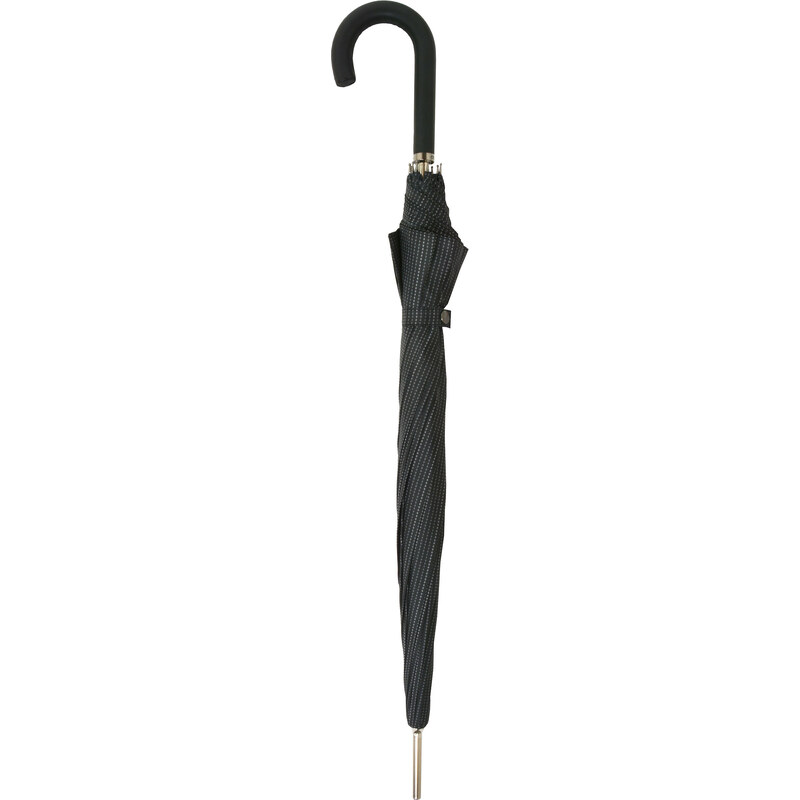 Doppler Long AC Carbonsteel Doppler vzor - pánsky palicový dáždnik šedé prúžky