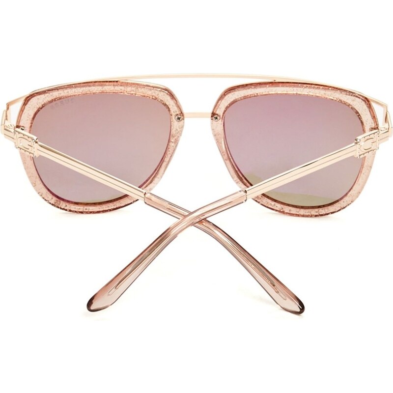 GUESS okuliare Round Top-Bar Sunglasses, 11317