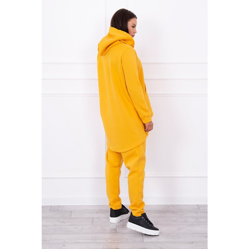MladaModa Tepláková súprava s nohavicami Baggy horčicová 8554371