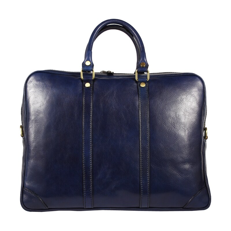 Modrá kožená talianska kabelka Alano Blu NovaKabelka.sk 51046032