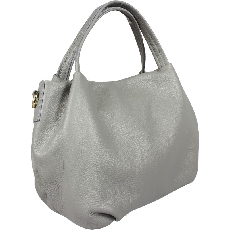 Sivá kožená talianska crossbody kabelka Tea Grigia NovaKabelka.sk 7173989