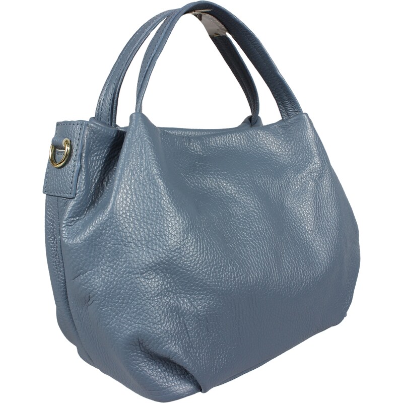 Modrá kožená talianska crossbody kabelka Tea Blu Chiaro NovaKabelka.sk 7175355