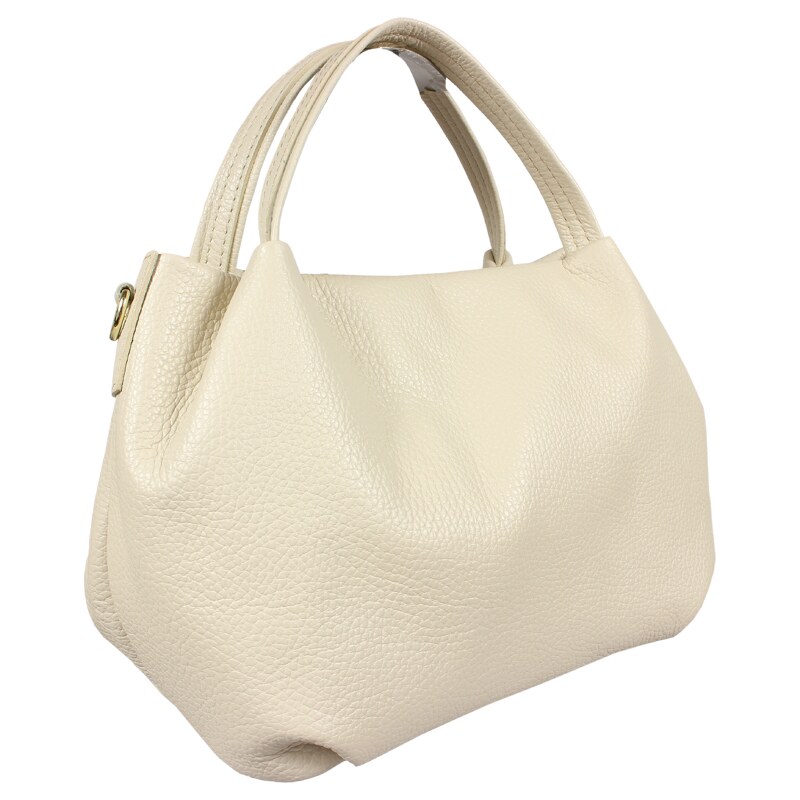 Béžová kožená talianska crossbody kabelka Tea Beige NovaKabelka.sk 7209655