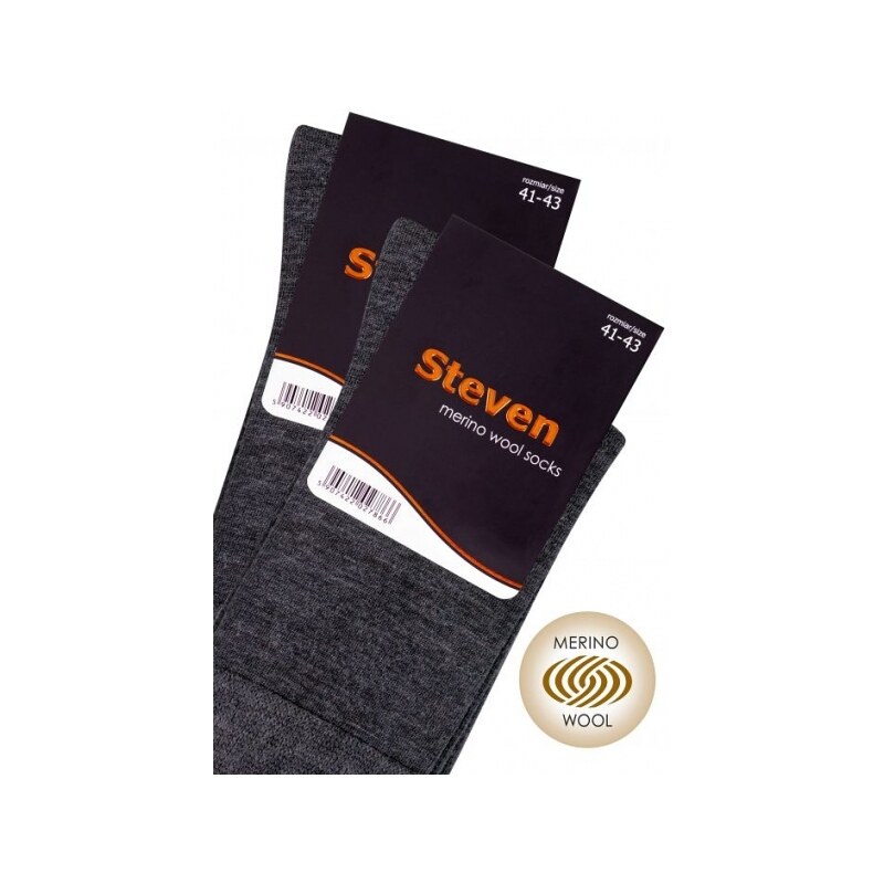 Dámske a pánske ponožky Wool natural line art.130 - Steven 67778853