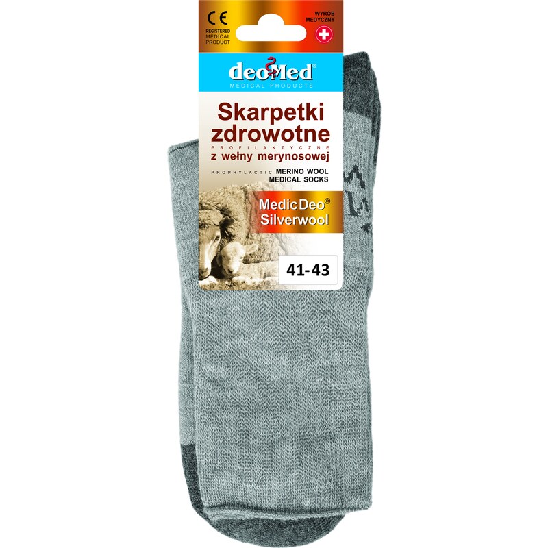 Zdravotné ponožky MEDIC DEO SilverWool - JJW DEOMED 43866174