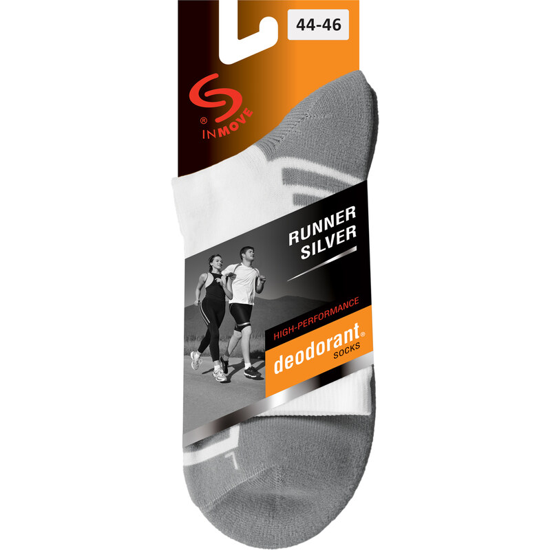Ponožky RUNNER D.SILVER - JJW INMOVE 58187487