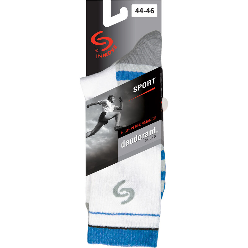 JJW INMOVE Pánske ponožky SPORT DEODORANT 35526634